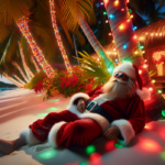 Holiday News: Santa Chills Under Island Lights