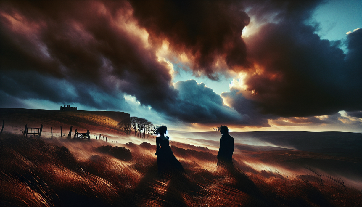 alt_text: "A dynamic and bold reinterpretation of 'Wuthering Heights' explores untamed emotions."